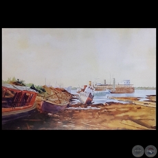 ESCENA PORTUARIA - Obra de Emili Aparici